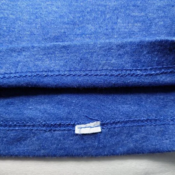 NY Giants T-Shirt Blue Heathered Logo NFL Team Apparel Mens XL Fanwear Gameday - Picture 7 of 10